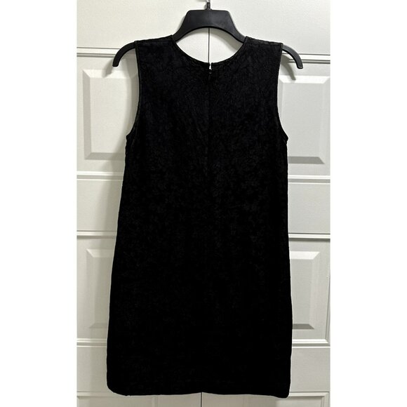 NWOT Theory Adraya Black Ivy Jacquard Shift Dress Size 2 - Picture 3 of 8